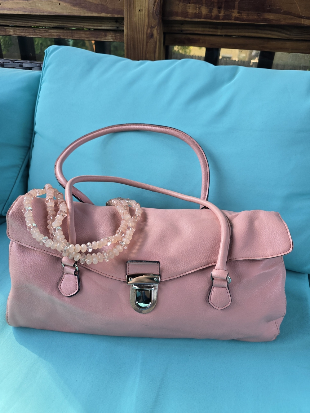 Aldo Pink Satchel Handbag